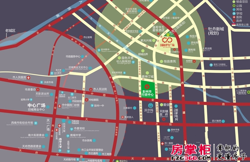 中节能新时代广场交通图