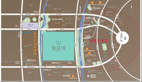 崇州羊马润恒城规划图图片
