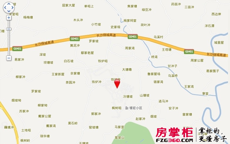 紫荆小区项目交通图