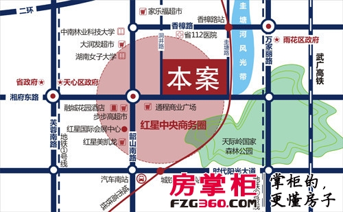 华悦城区域位置图