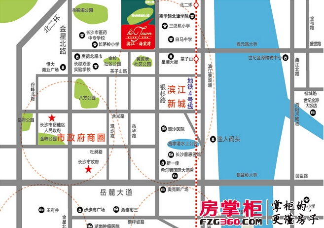 滨江海棠湾交通图