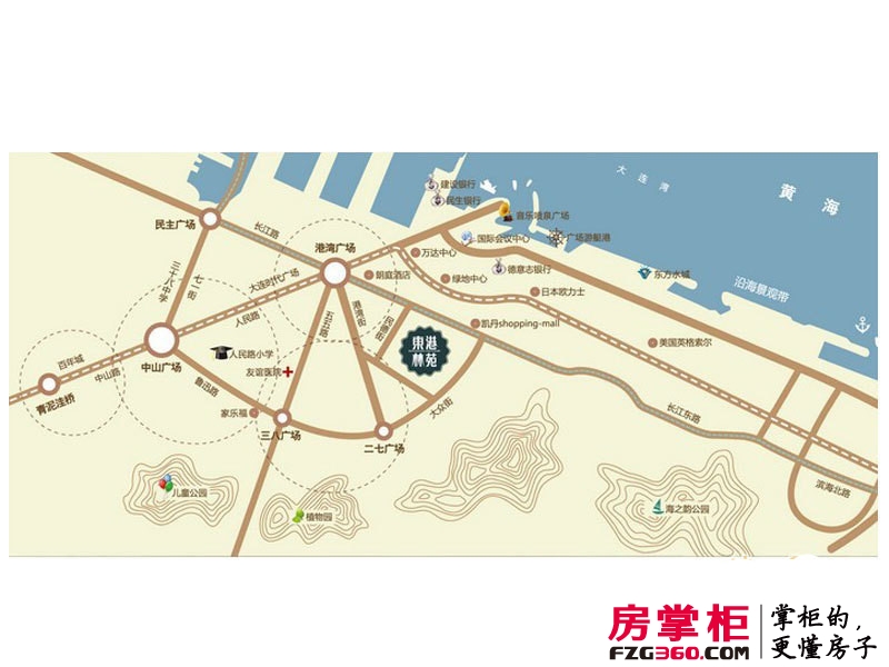 东港林苑交通图