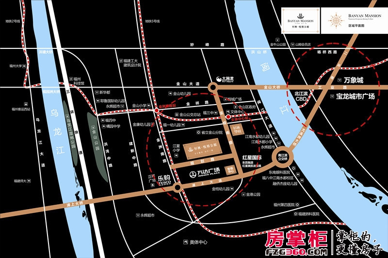 杉林悦榕公馆交通图区域图