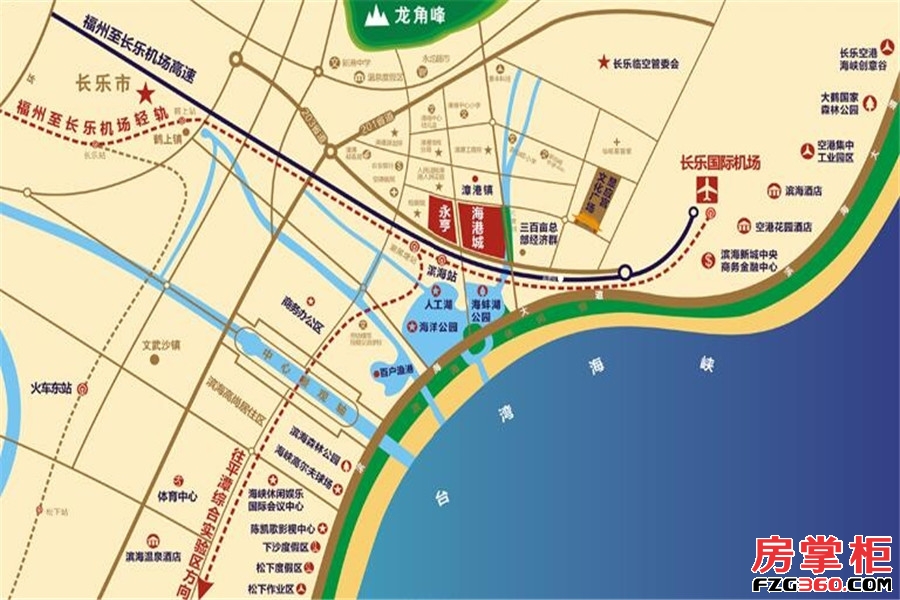 永亨海港城交通图