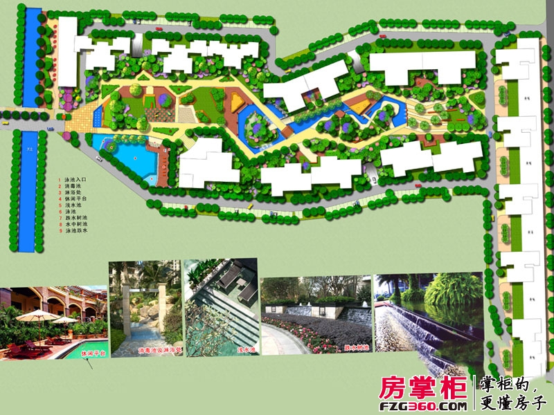 中糖大城小院园林绿化平面规划