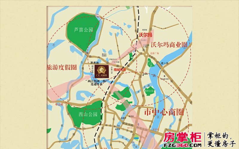广汇桂林郡交通区位图