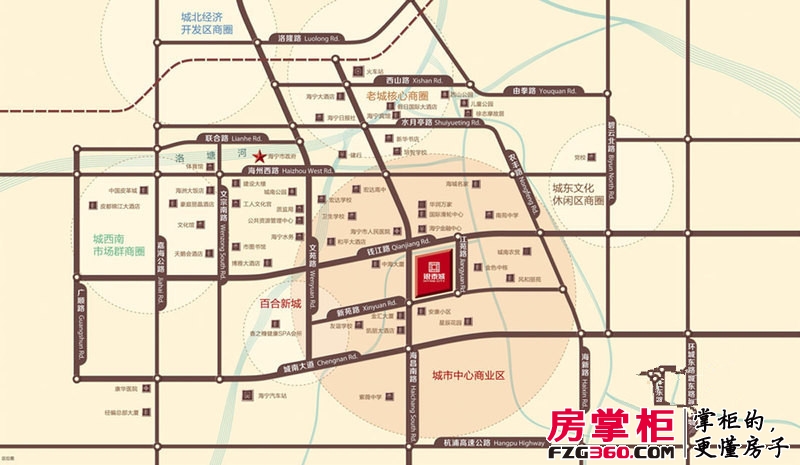 海宁·银泰城交通图区域图