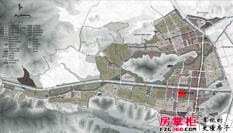 昊元之江时代中心交通图区位图