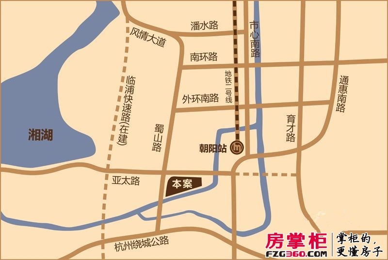 香山四季公馆交通图区位图