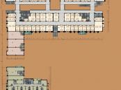 建境巧克力公馆户型图旗舰版区域商业中心二层平面图