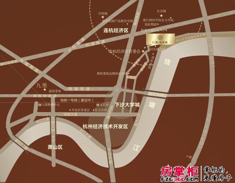 巨都桂花城交通图
