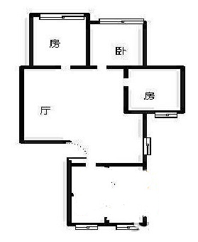 骆家庄西苑户型图3室 户型图 3室1厅1卫1厨