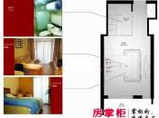 东尚国际寓所户型图10# 1室1卫