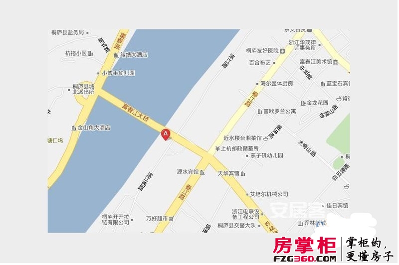 滨江花园交通图