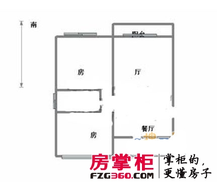 栖霞岭户型图2室 户型图 2室2厅1卫1厨