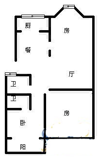 盛雅公寓户型图3室 户型图 3室2厅2卫1厨