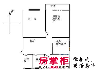 西溪河下户型图3室 户型图 3室1厅1卫1厨