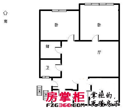 长兴苑户型图3室 户型图 3室1厅1卫1厨