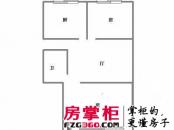 中北花园户型图2室 户型图 2室1厅1卫1厨