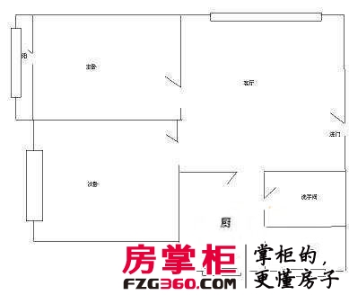 银河小区户型图2室 户型图 2室1厅1卫1厨