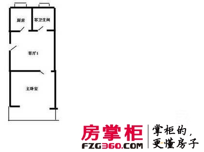 石板巷户型图1室 户型图 1室1厅1卫1厨