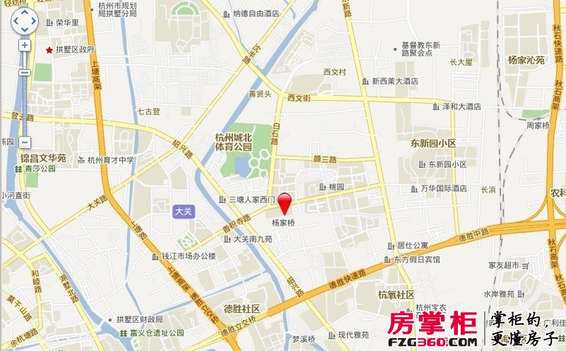 三塘南村交通图