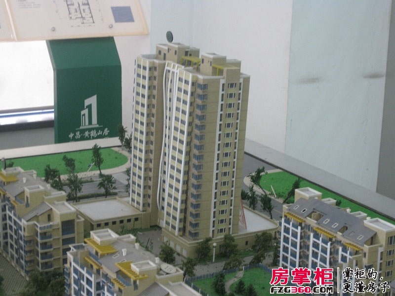 黄鹤山居实景图二期 沙盘模型 21号楼（2010.7.30）