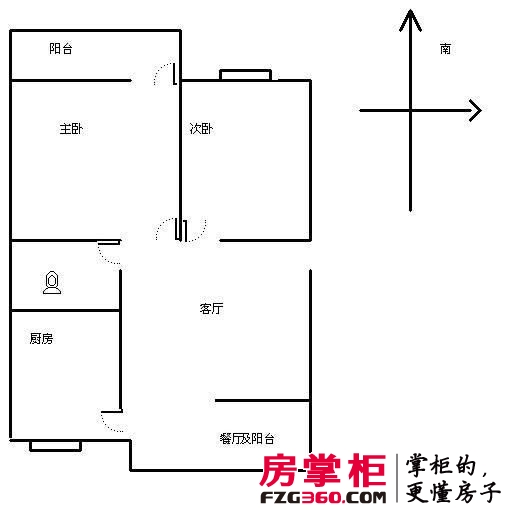 南北兰韵天城户型图2室 户型图 2室2厅1卫1厨