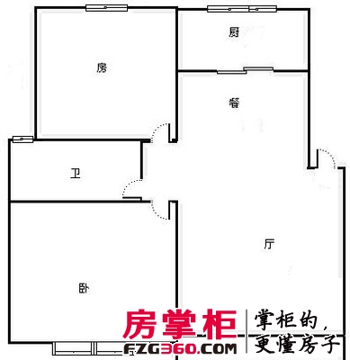 南湖丽景户型图2室 户型图 2室2厅1卫1厨