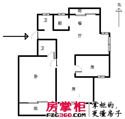 南湖丽景户型图3室 户型图 3室2厅2卫1厨