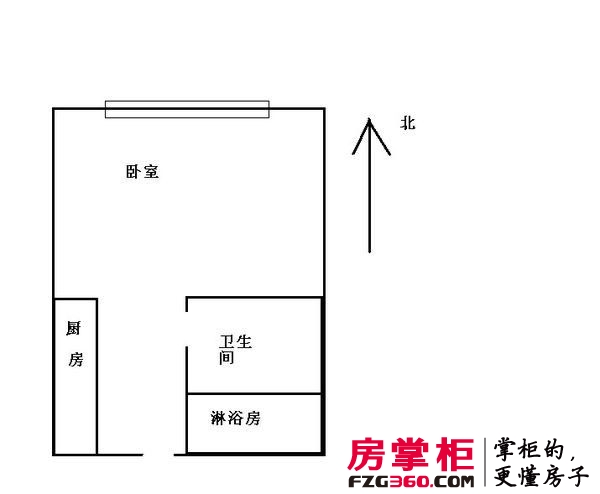 金色蓝庭户型图1室 户型图 1室1卫1厨