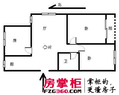 金色蓝庭户型图3室 户型图 3室1厅1卫1厨