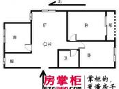 金色蓝庭户型图3室 户型图 3室1厅1卫1厨