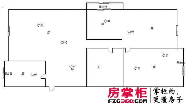 中江花园 0室 户型图