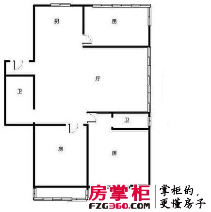 崇文公寓 户型图