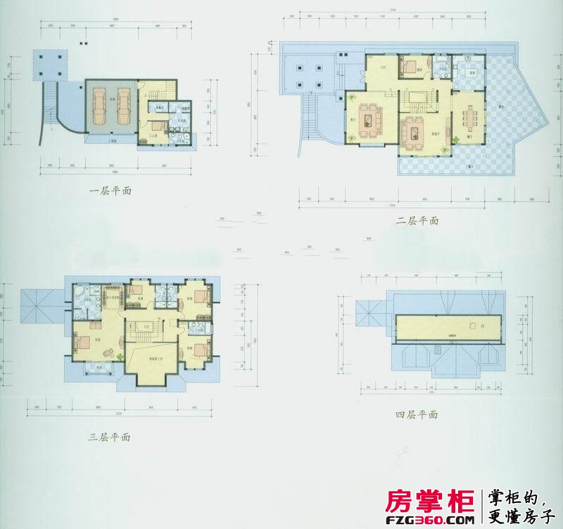 富春山居户型图L-E 5室3厅6卫1厨