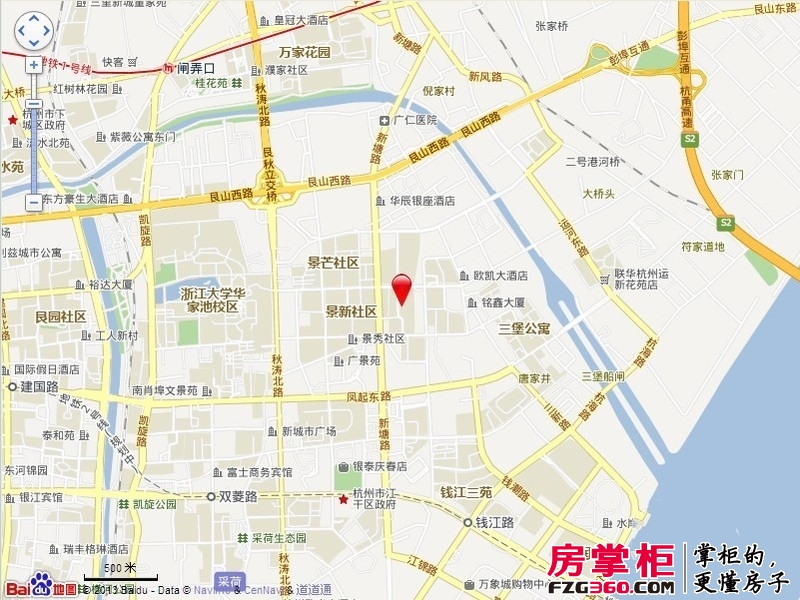 景芳五区交通图