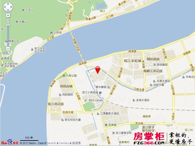 临江花园交通图