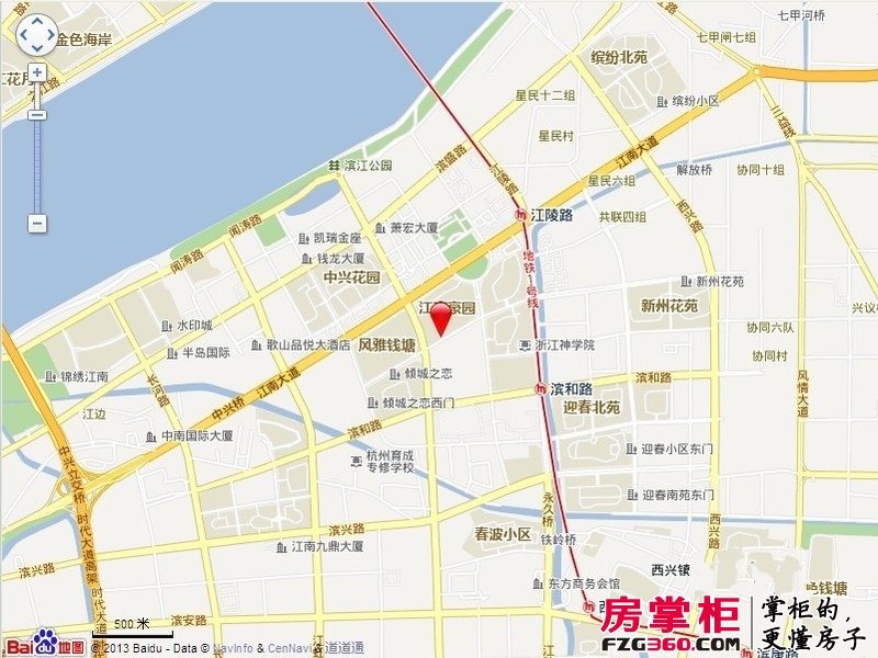 江南豪园交通图
