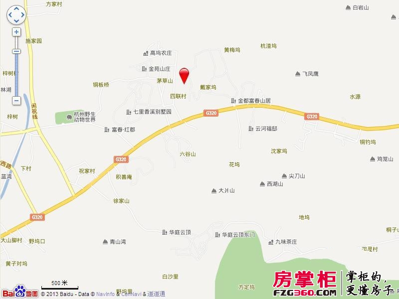 上林湖交通图坐标图