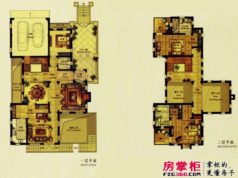 金基青云山居户型图法式建筑风格BPX-3户型 4室2厅3卫2厨