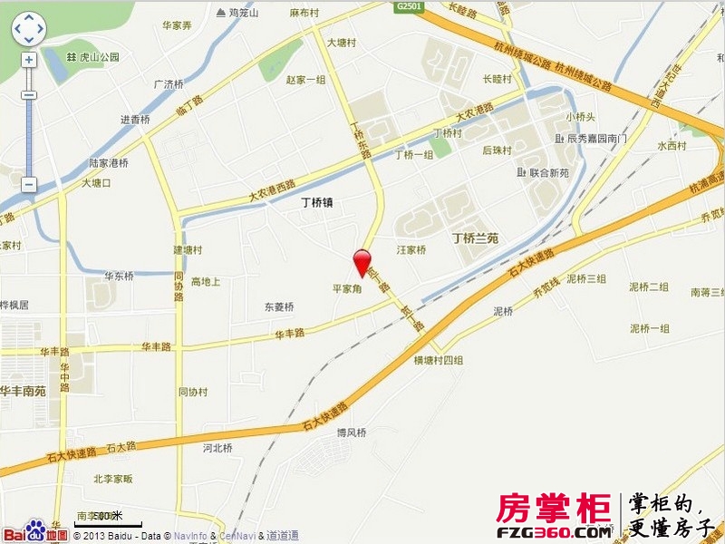 广宇东承府交通图电子地图