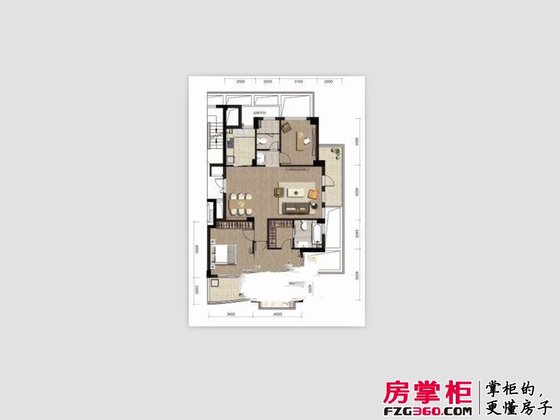 新中宇维萨户型图136.34㎡ 3室2厅2卫1厨