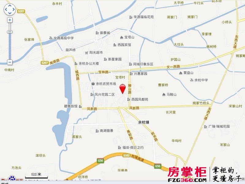 泊悦府交通图电子地图