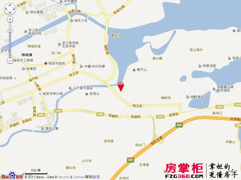 锦尚唐宁郡交通图电子地图