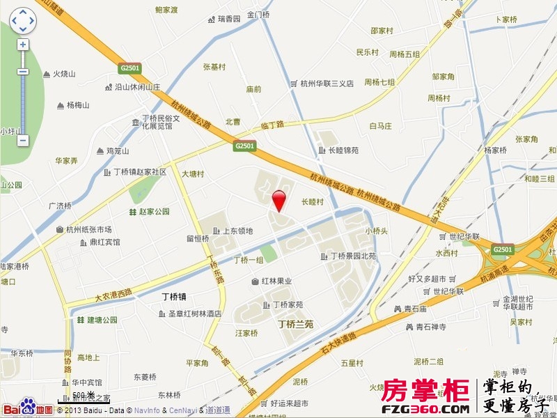 丁桥颐景园交通图电子地图