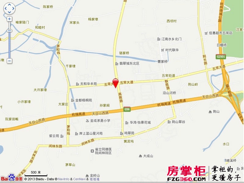 翡翠城灵峰苑交通图电子地图