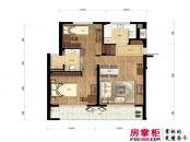 随园嘉树户型图B2户型 3室2厅2卫1厨