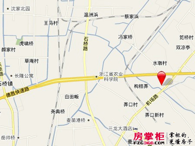 滨江曙光之城交通图区位图