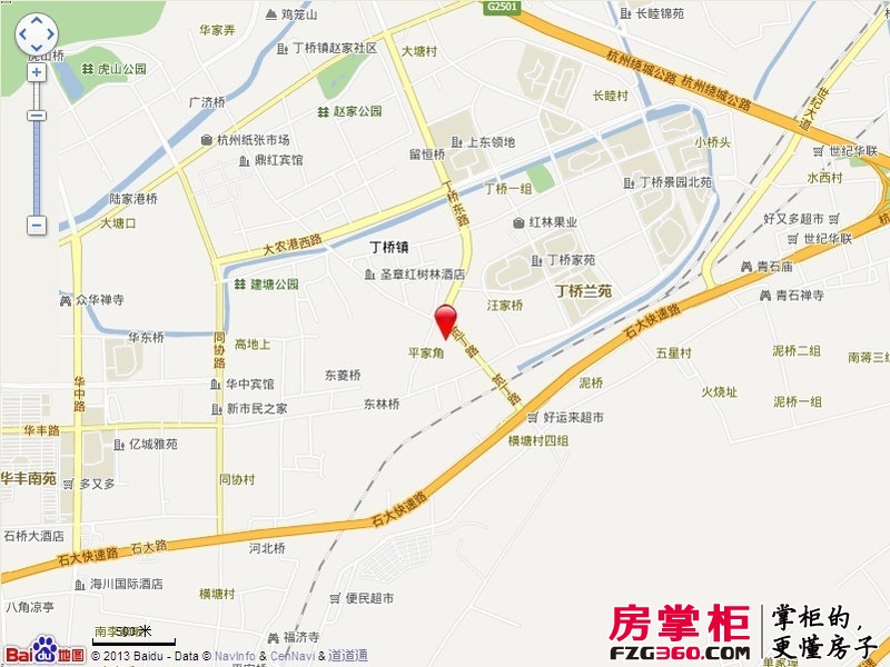 广宇上东城交通图电子地图